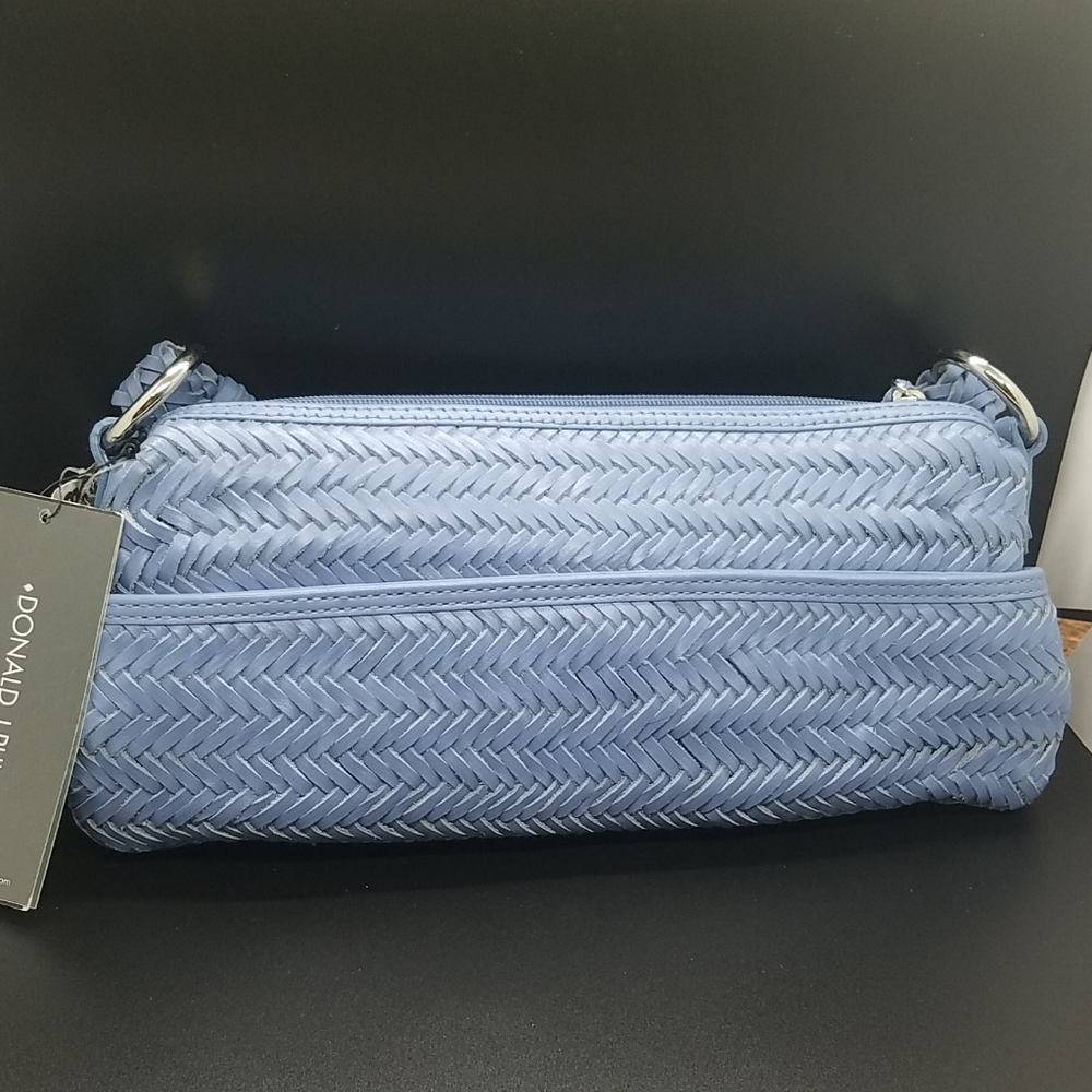 Donald J Pilner blue handbag